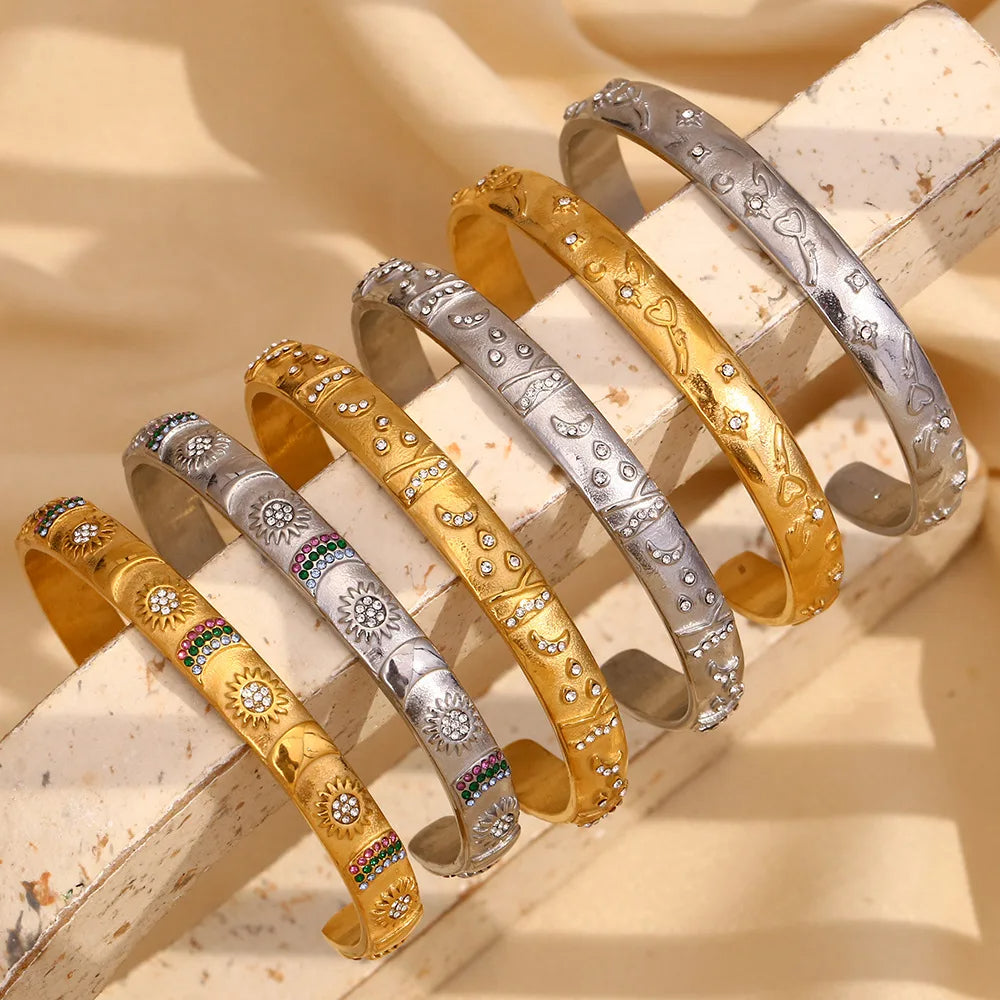 Tarot Card Cuff Bracelet Gold | Silver