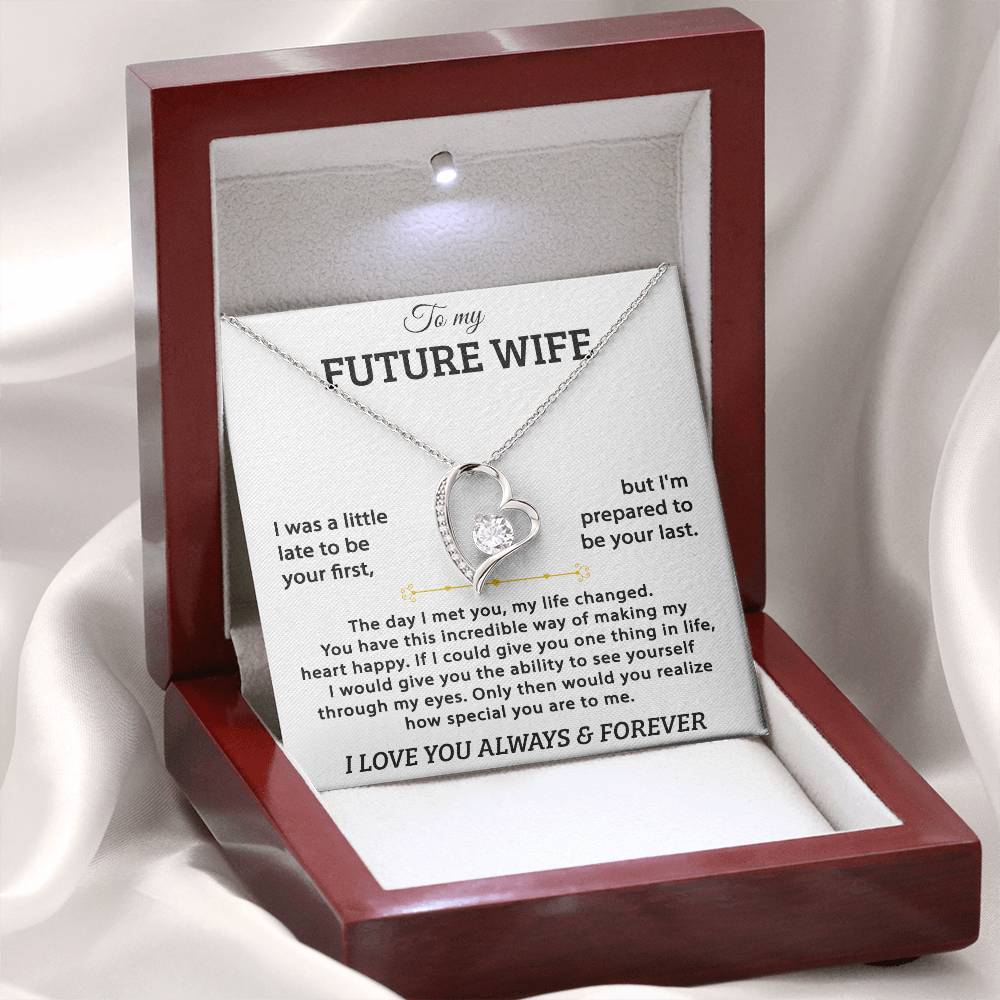 To My Future Wife - Forever Love Necklace - Gold