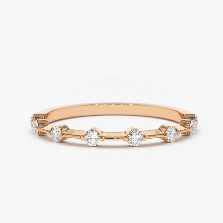Ultra Thin Floating Eternity Ring