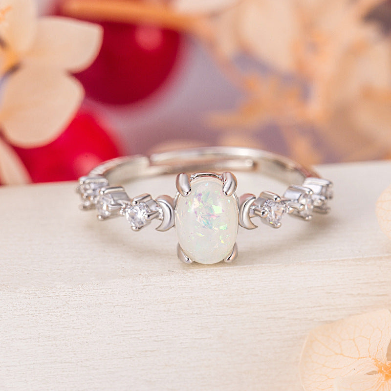 Synthetic Opal Ring