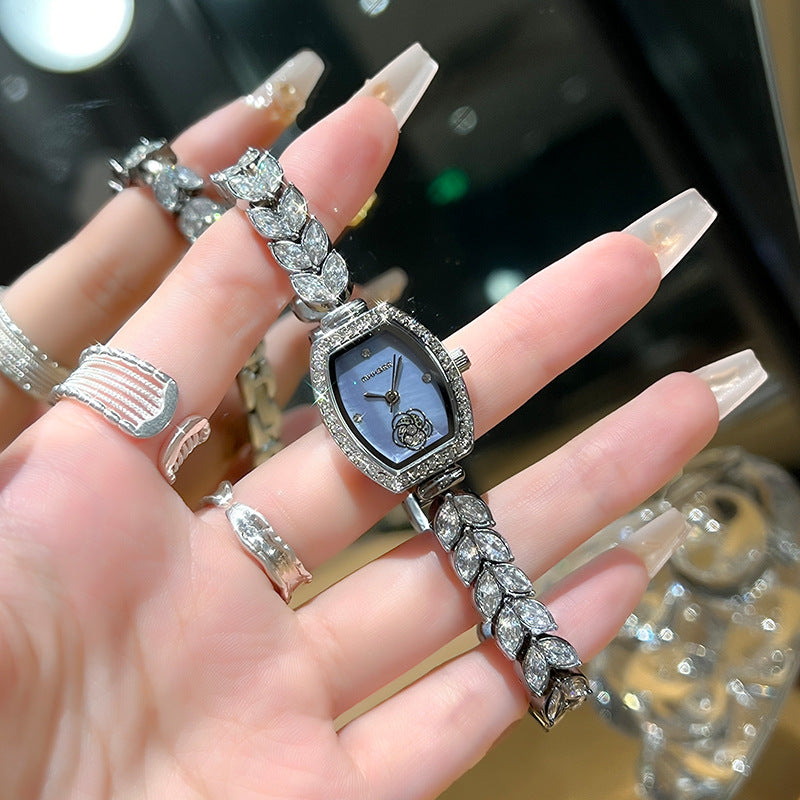 Camellia Crystal Watch | Timeless Elegance