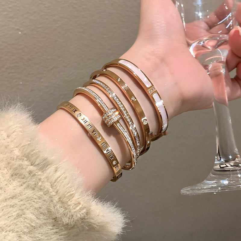 5 Piece Stackable Bangle Set