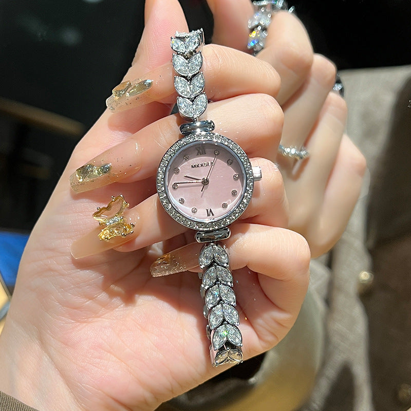Water-Resistant Mermaid Crystal Watch