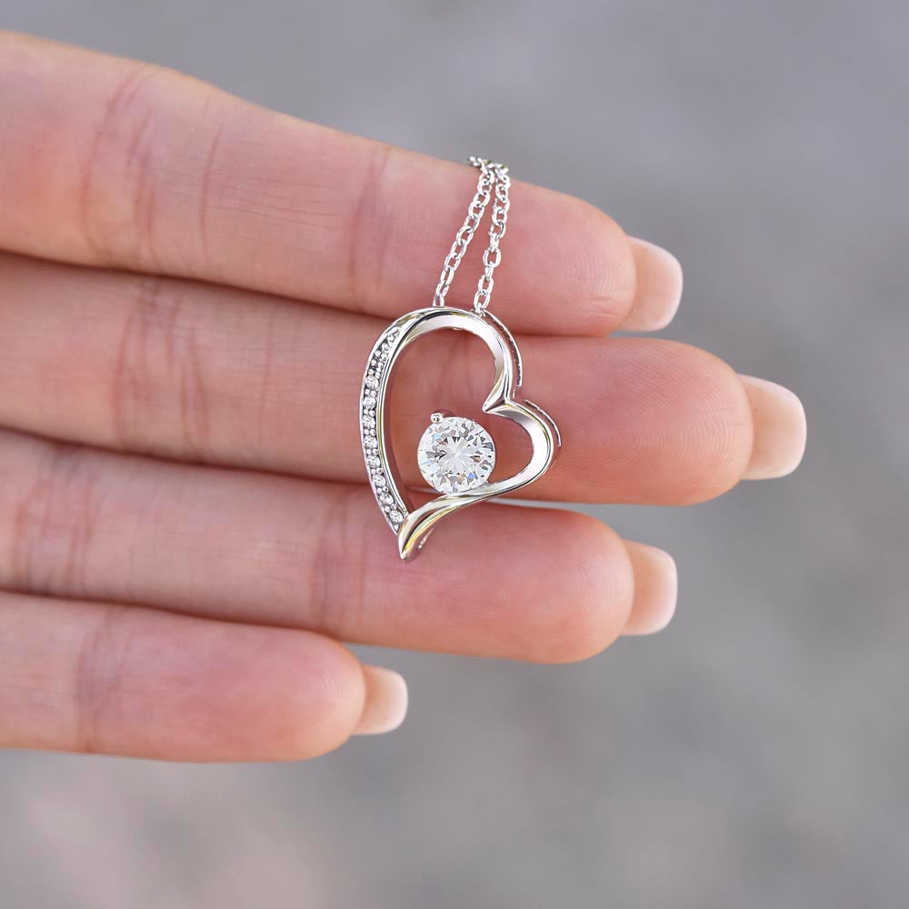 To My Daughter - Love Heart Necklace, from Mum