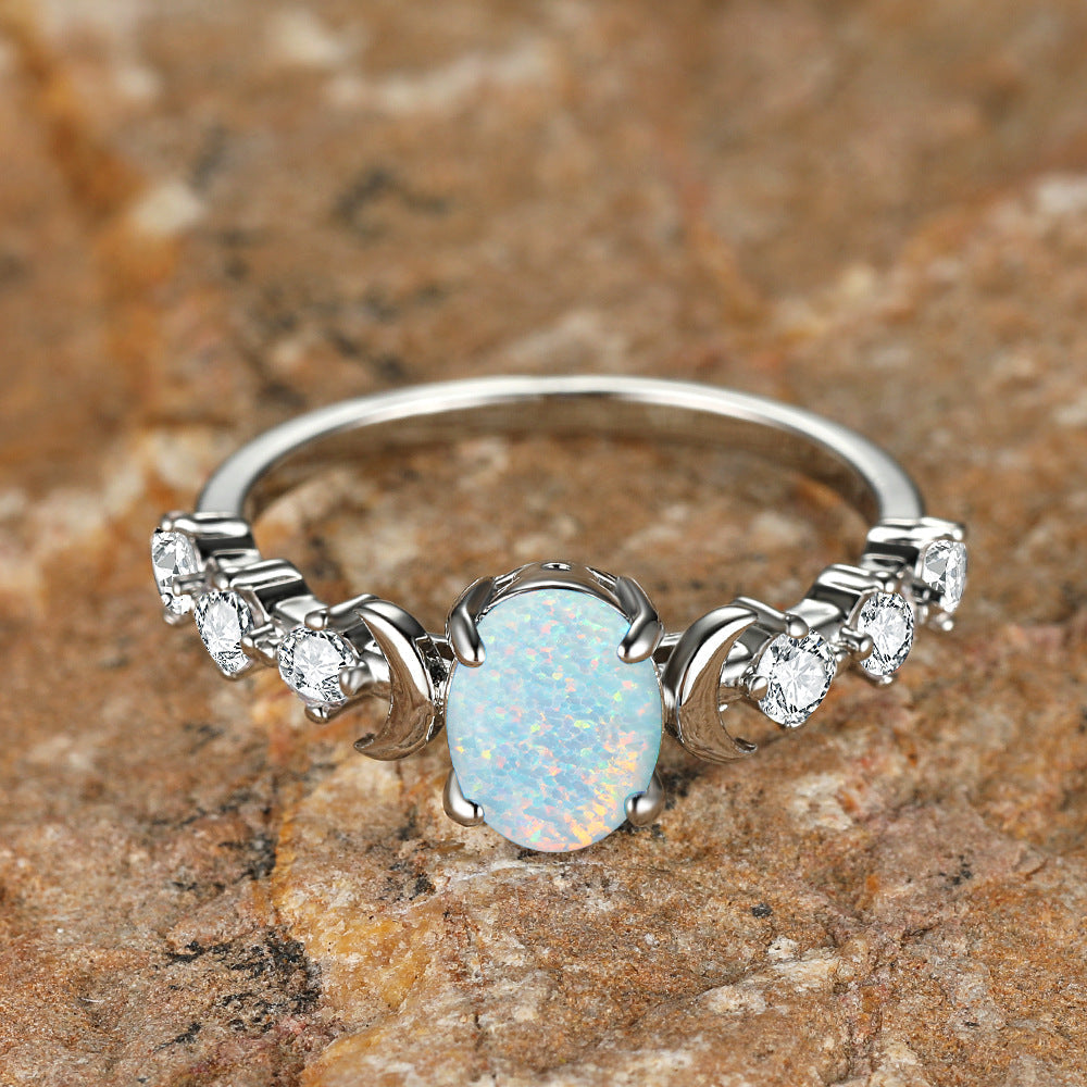 Synthetic Opal Ring