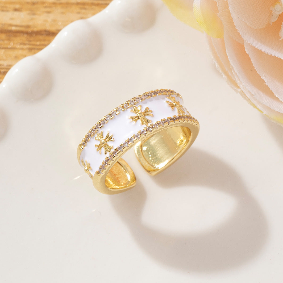 2-Piece Cross Stackable Ring Set