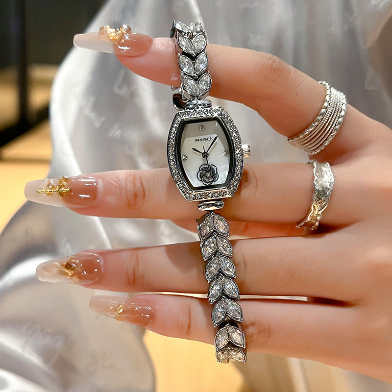 Camellia Crystal Watch | Timeless Elegance