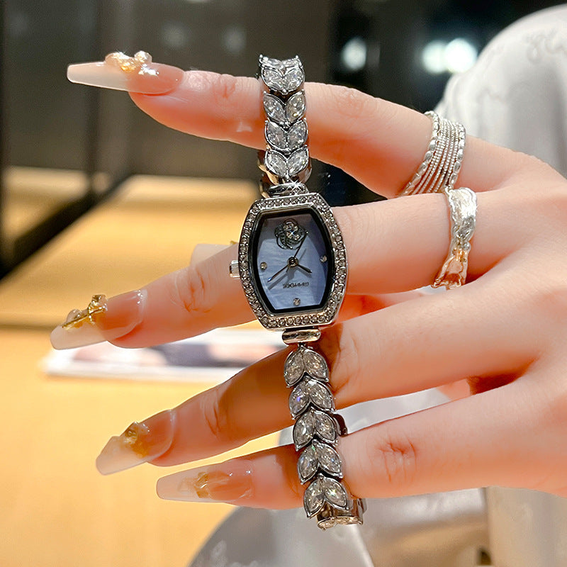 Camellia Crystal Watch | Timeless Elegance