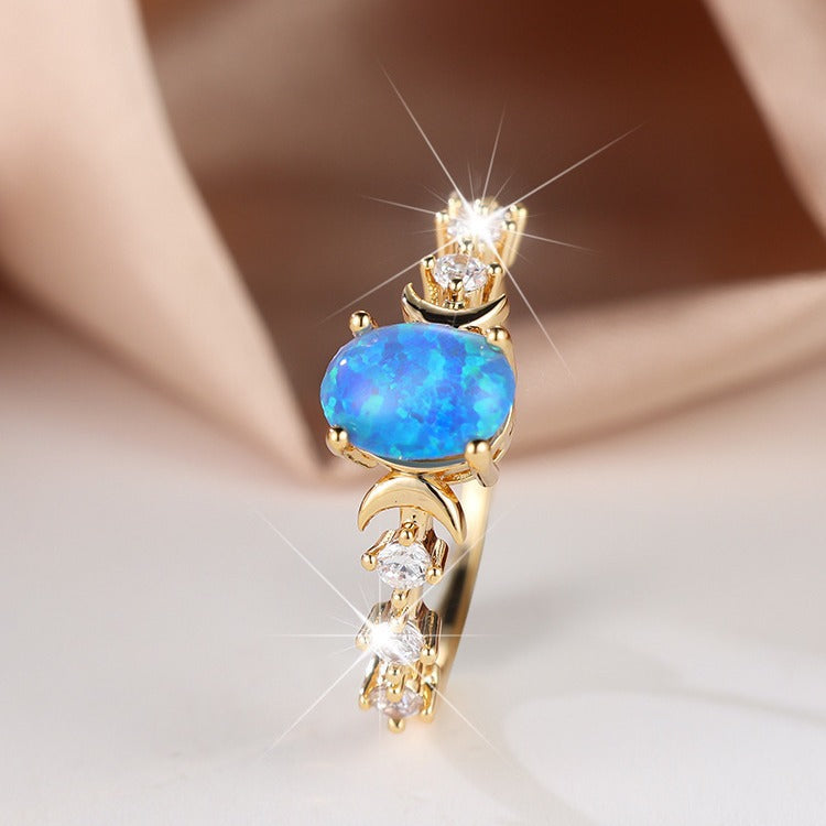 Synthetic Opal Ring