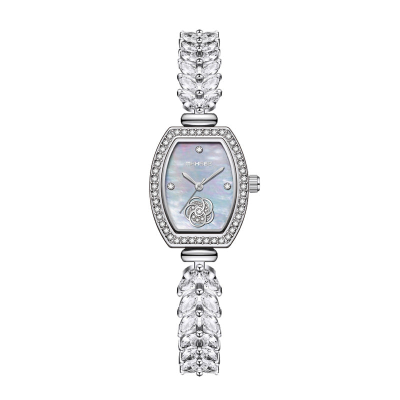 Camellia Crystal Watch | Timeless Elegance
