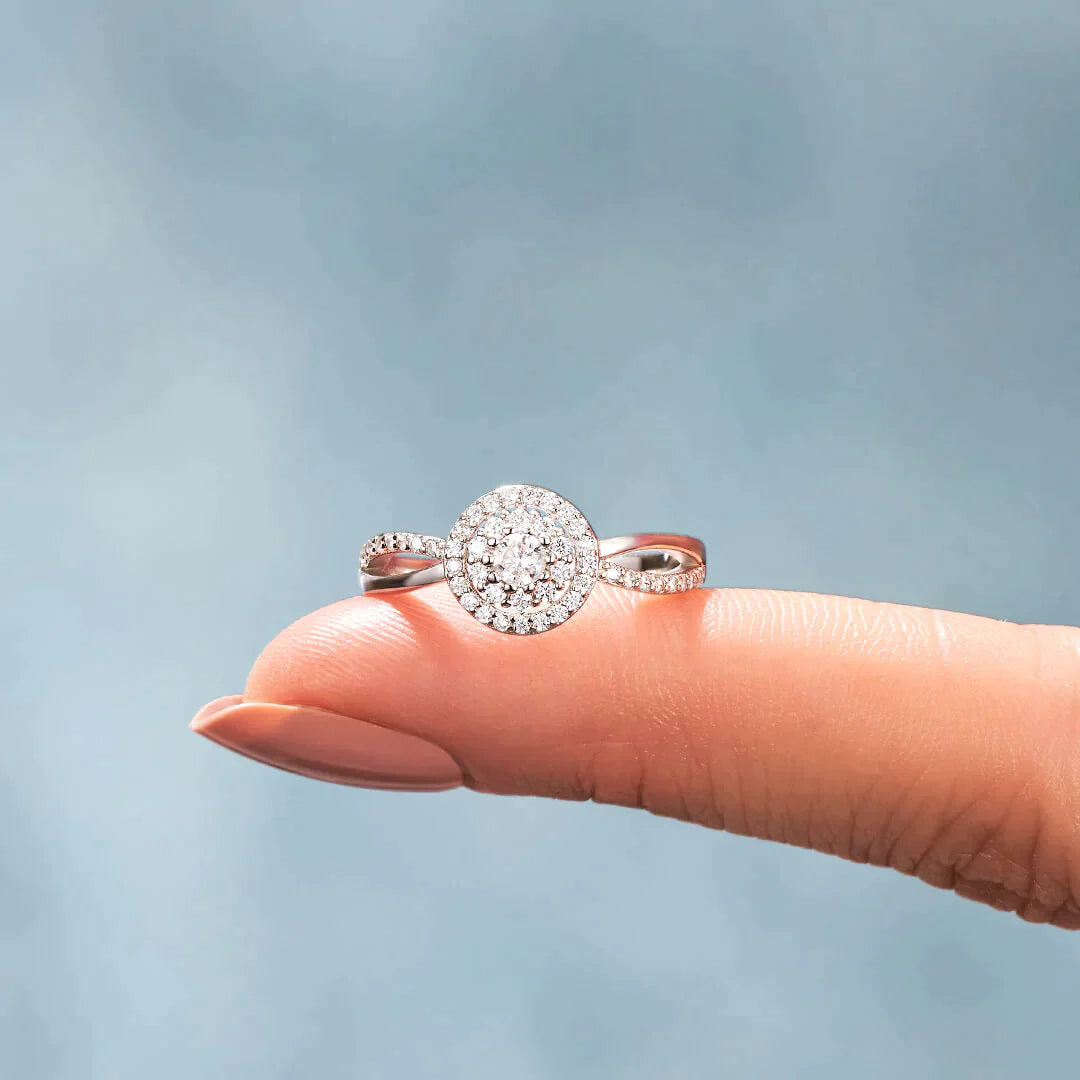 Mother & Daughter Forever Circle Ring