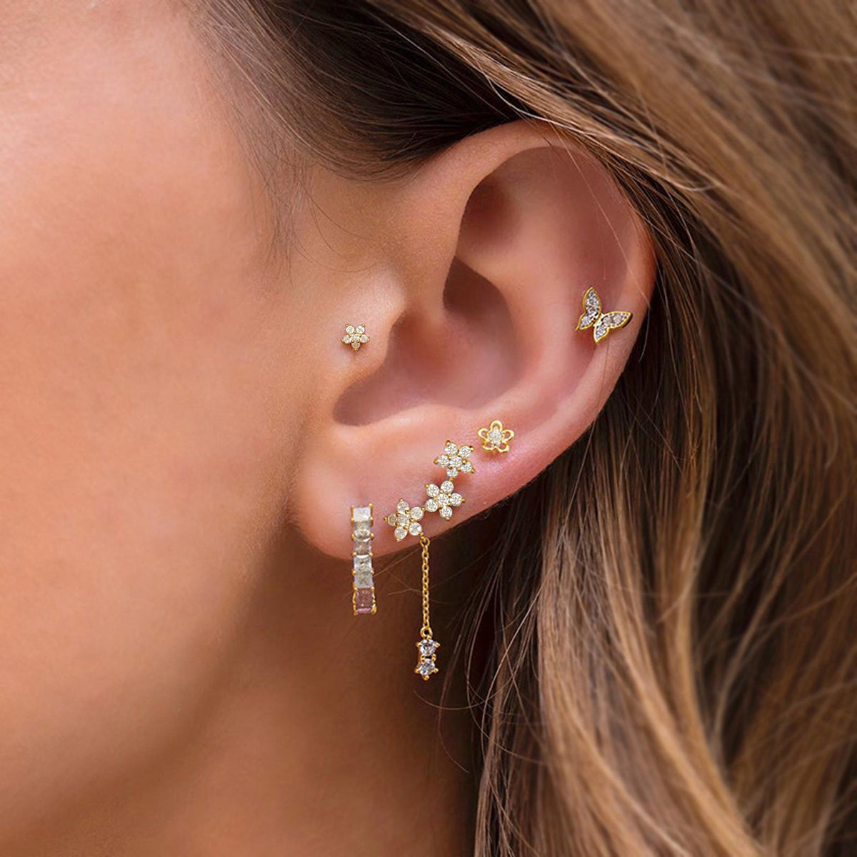 Stackable Earrings Set