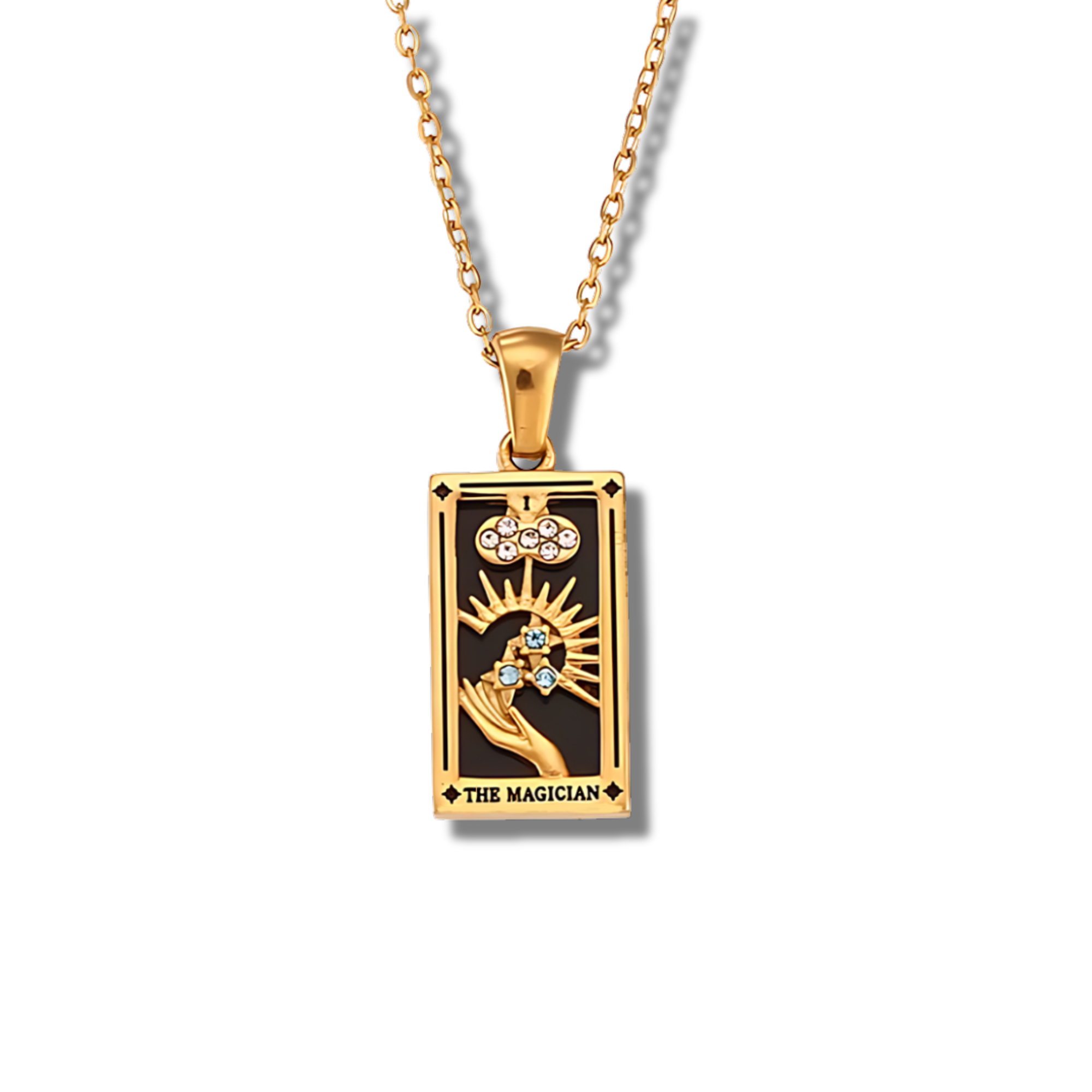 The Magician - Tarot card Dainty 18k | Silver Necklace