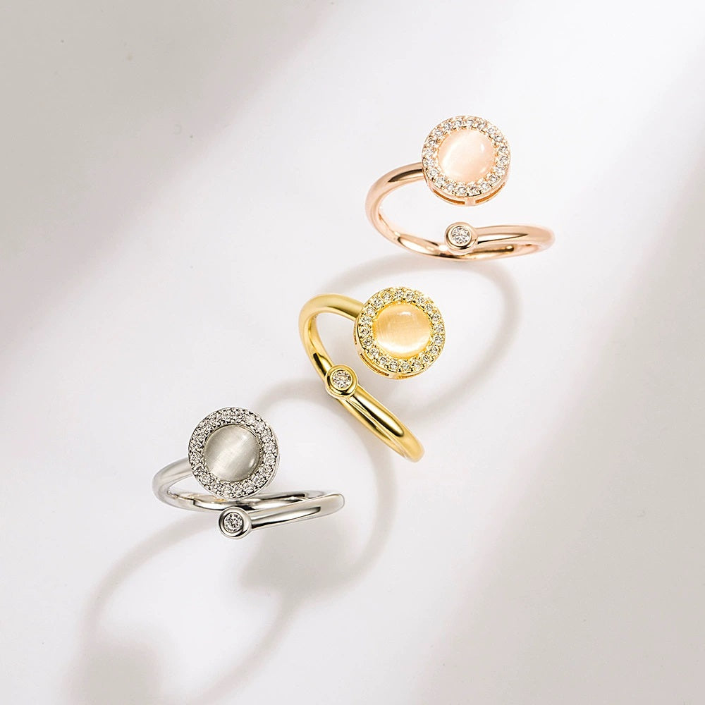 Cat's Eye Spinner Ring