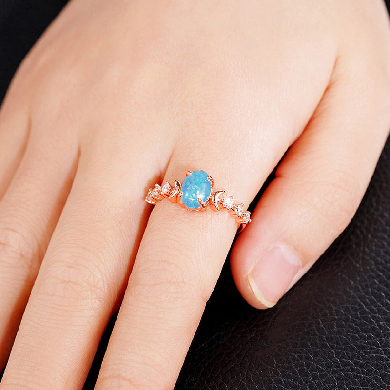 Synthetic Opal Ring