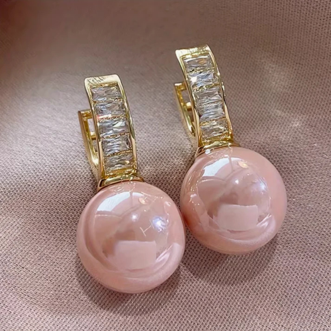 Rose Pearl Earrings