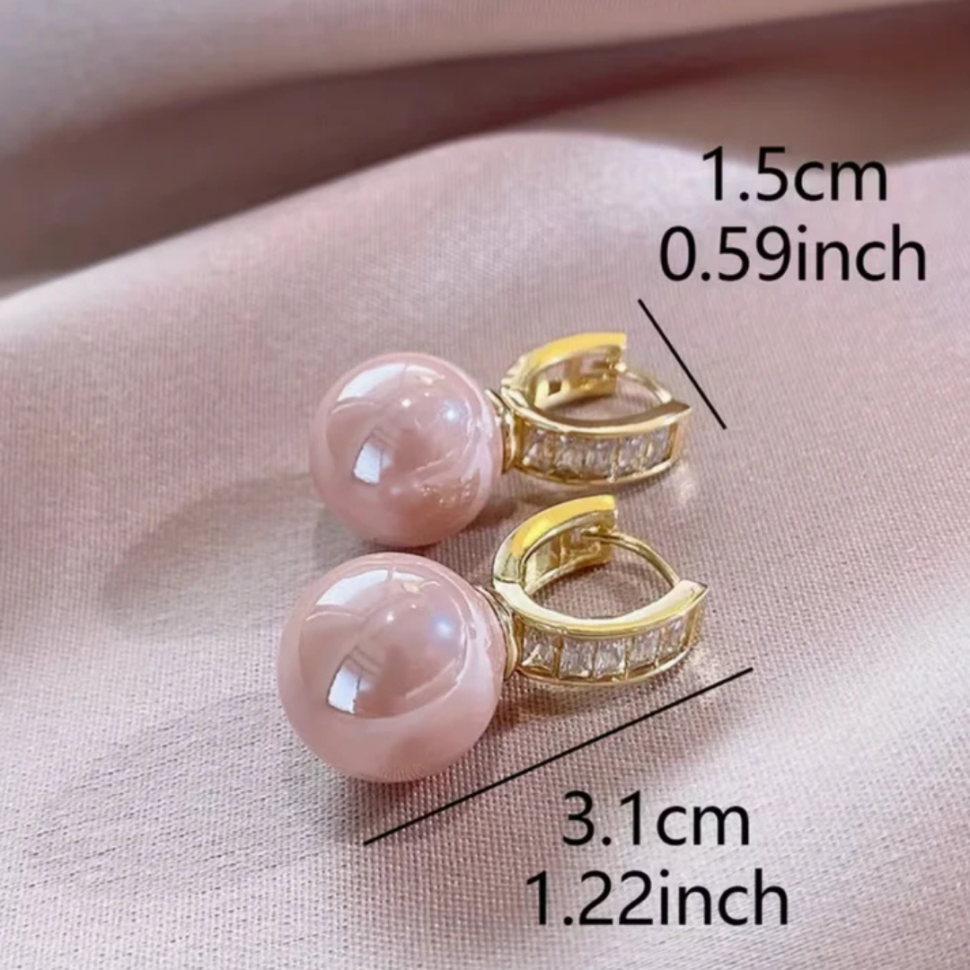 Rose Pearl Earrings