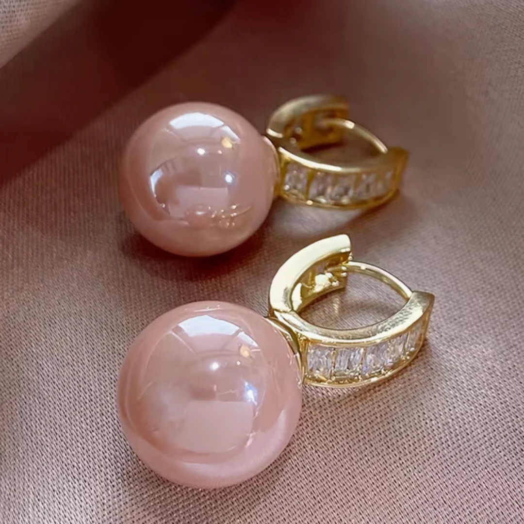 Rose Pearl Earrings