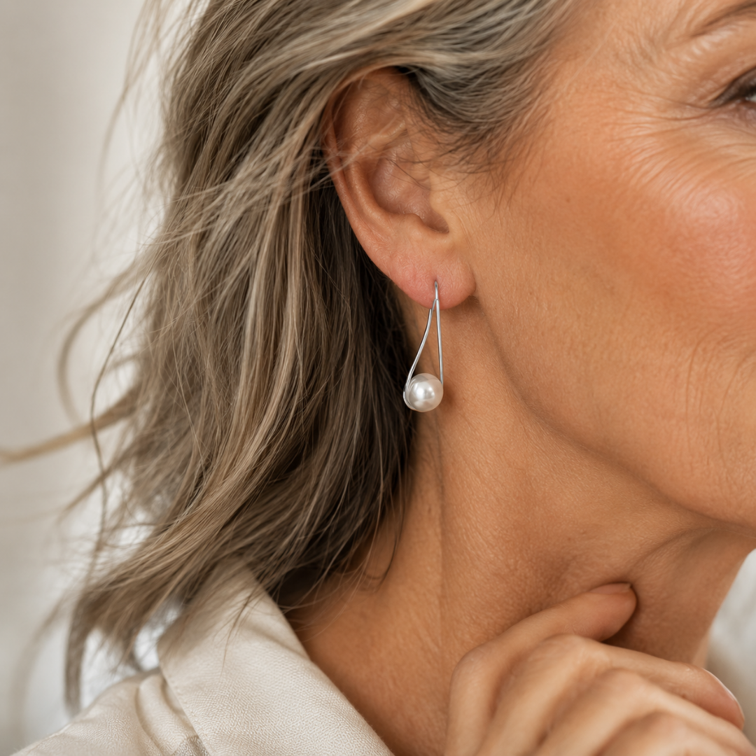 Elegant Pearl Mystic Earrings