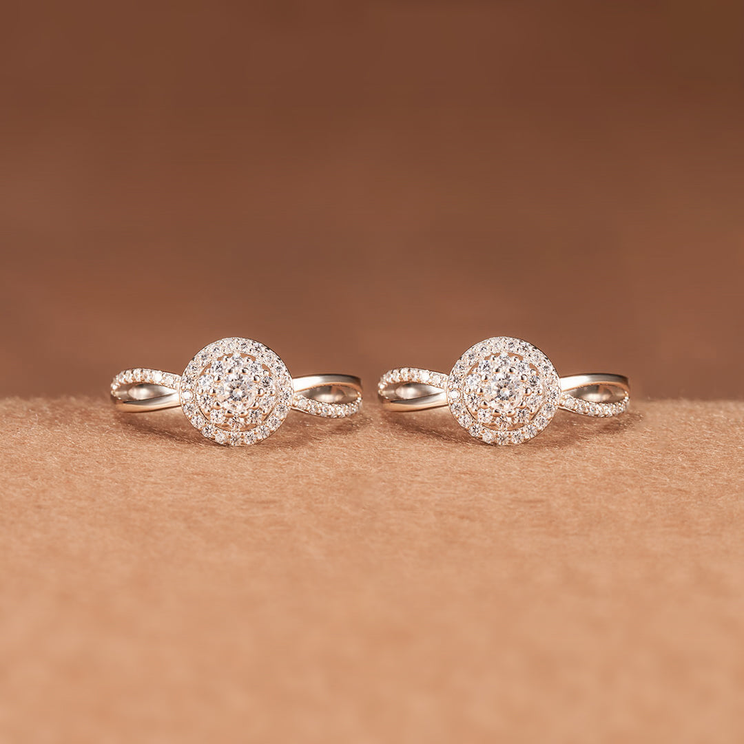 Mother & Daughter Forever Circle Ring