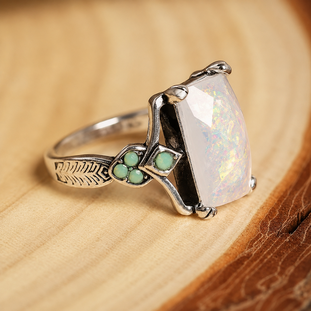 Vintage Opal Statement Ring