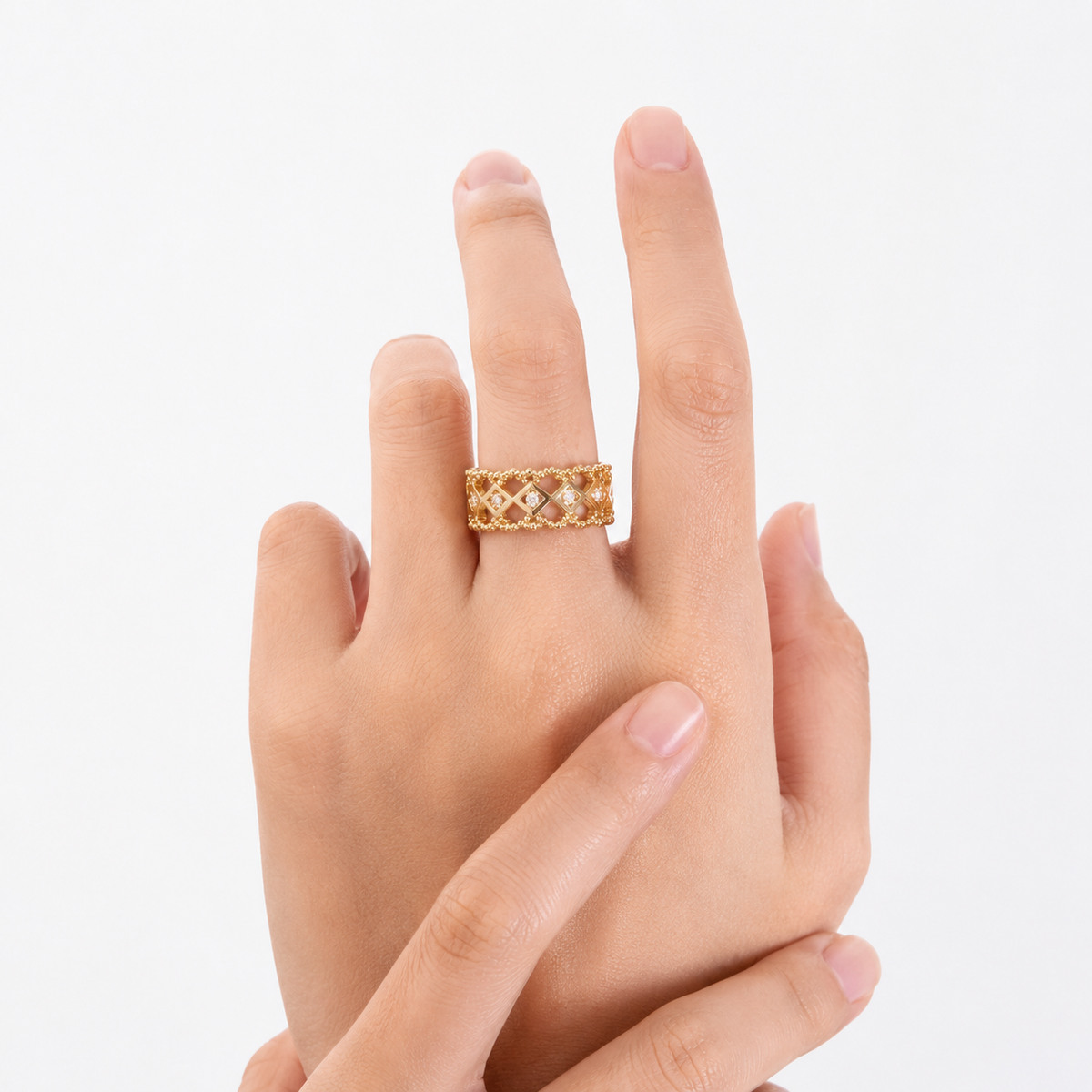 Dainty Gold Mini Ring