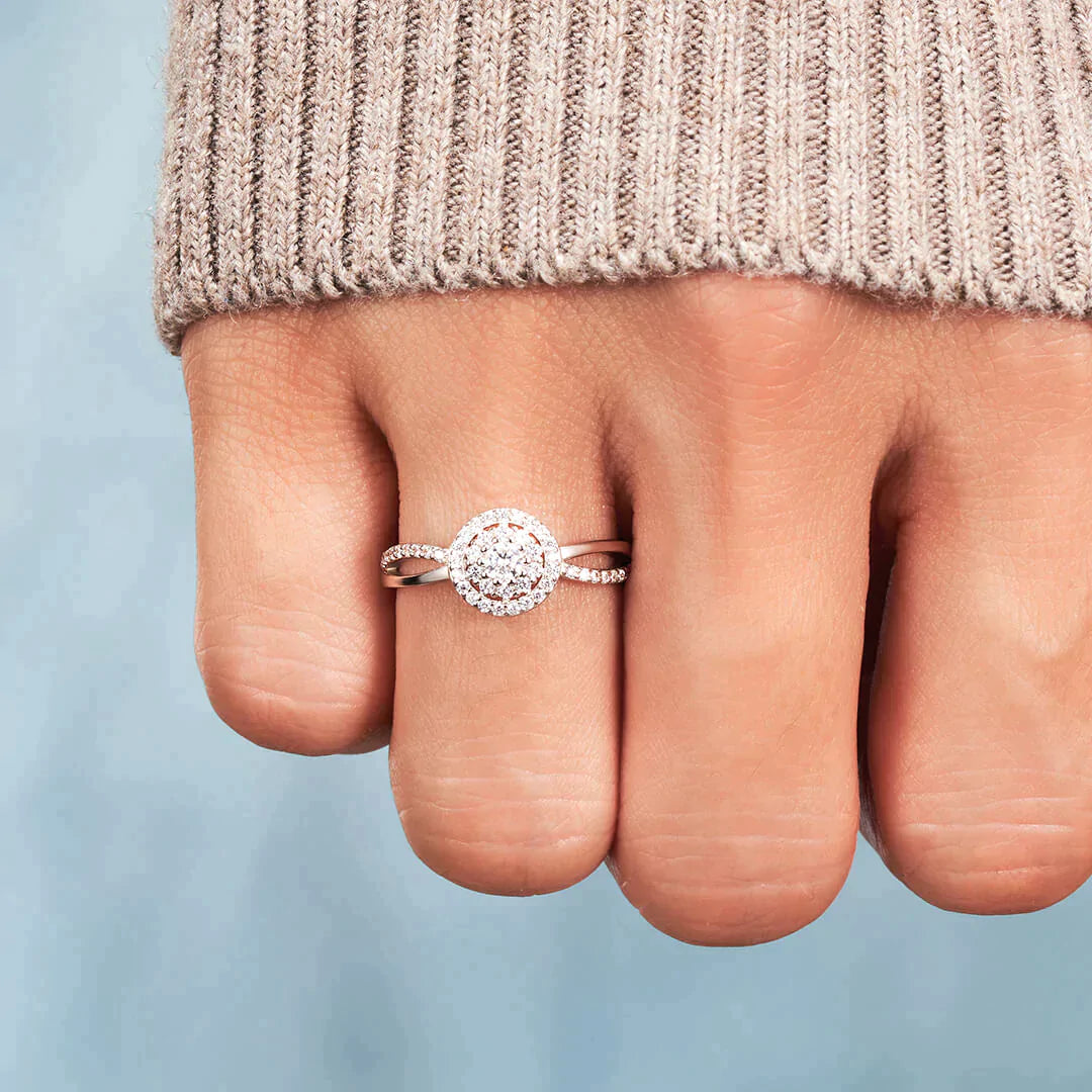 Mother & Daughter Forever Circle Ring