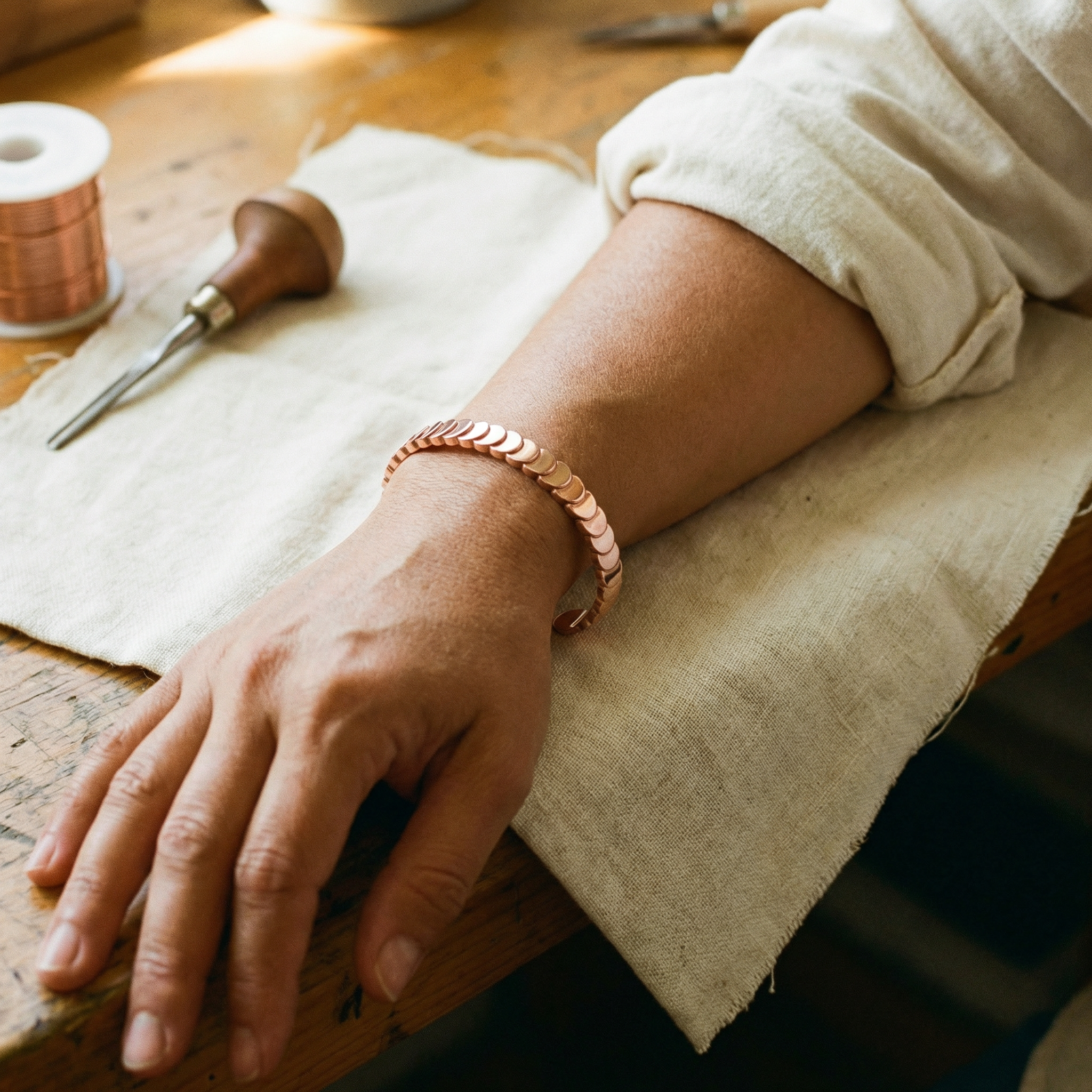 Tide Pull Copper Bracelet