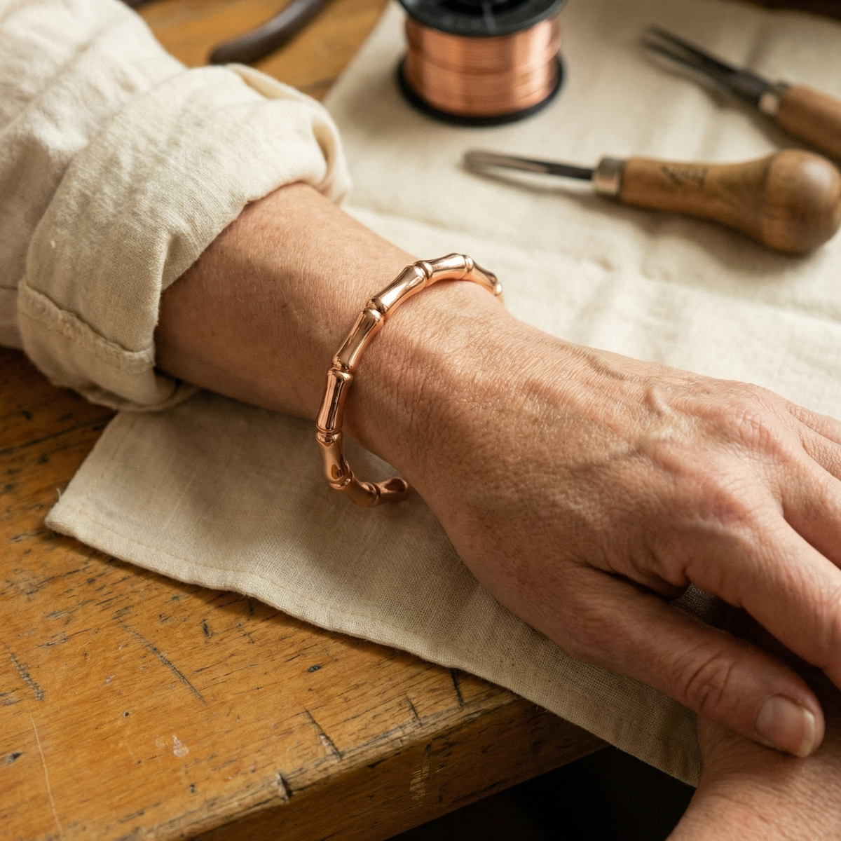 Grove Shelter Copper Bracelet