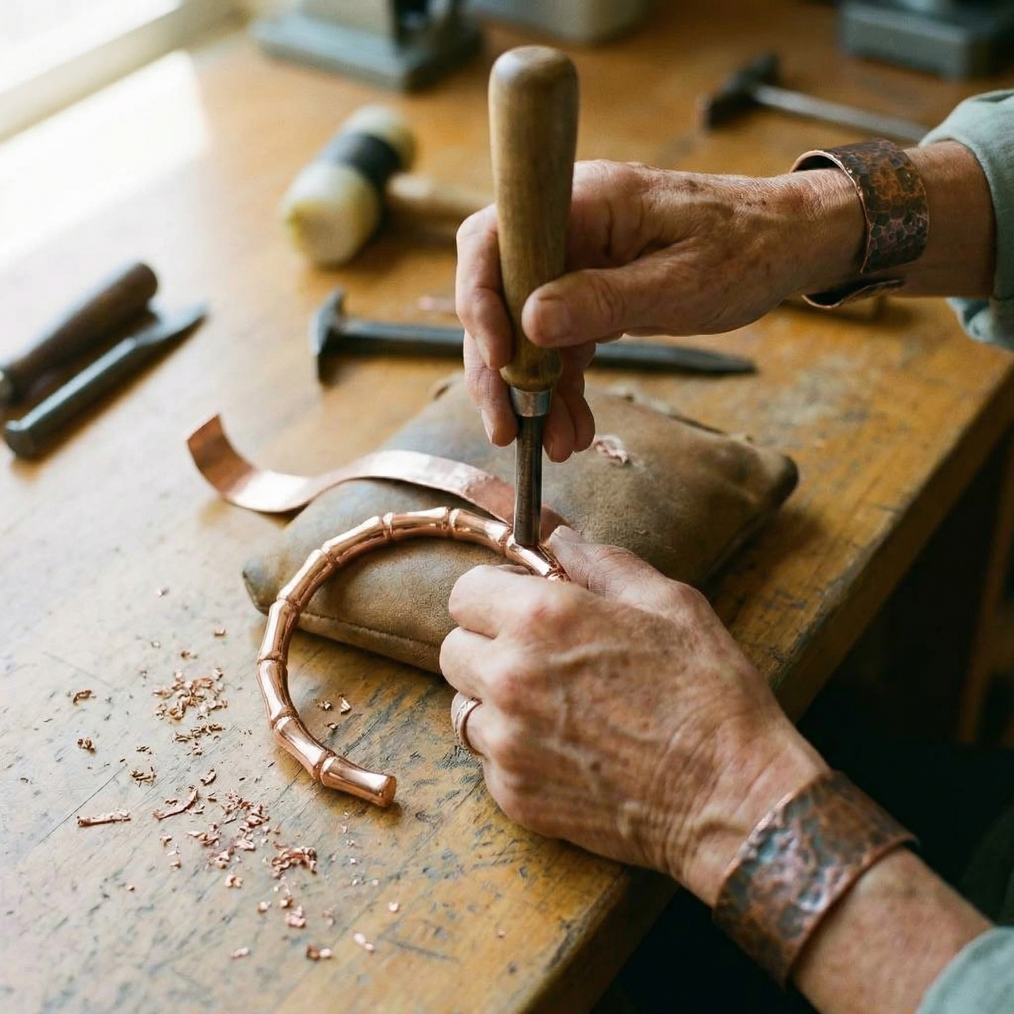 Grove Shelter Copper Bracelet