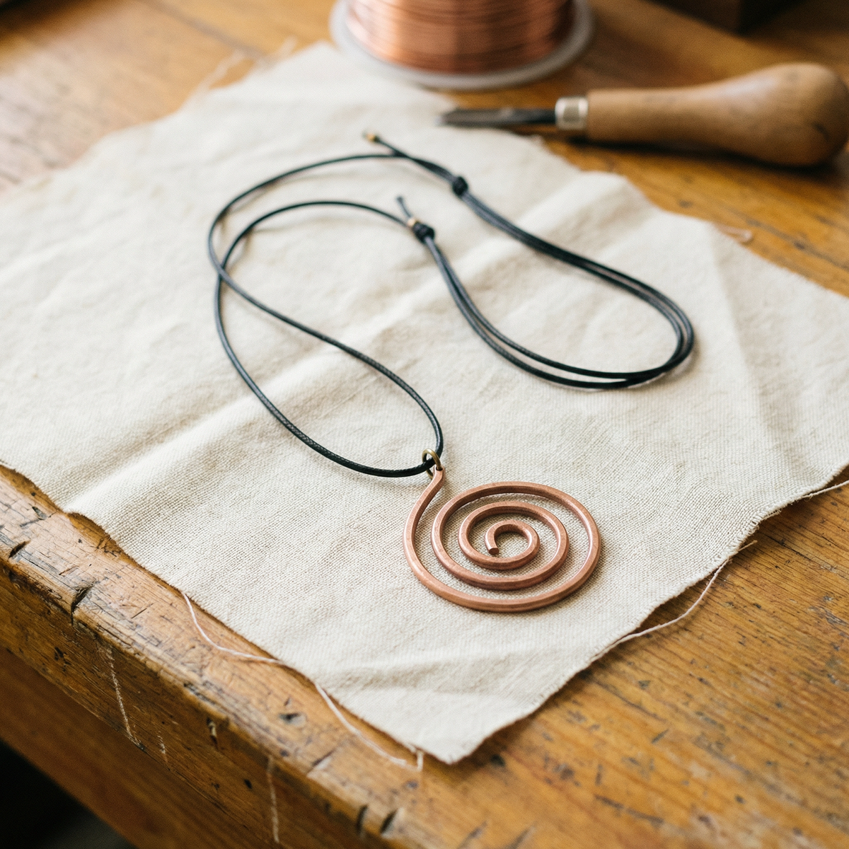 Mesa Plateau Copper Necklace