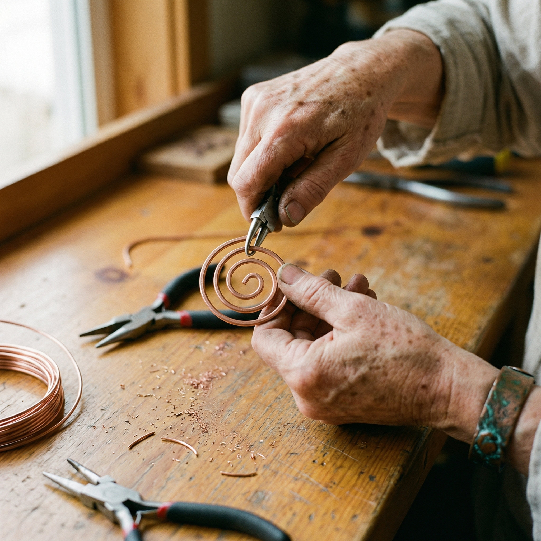 Mesa Plateau Copper Necklace