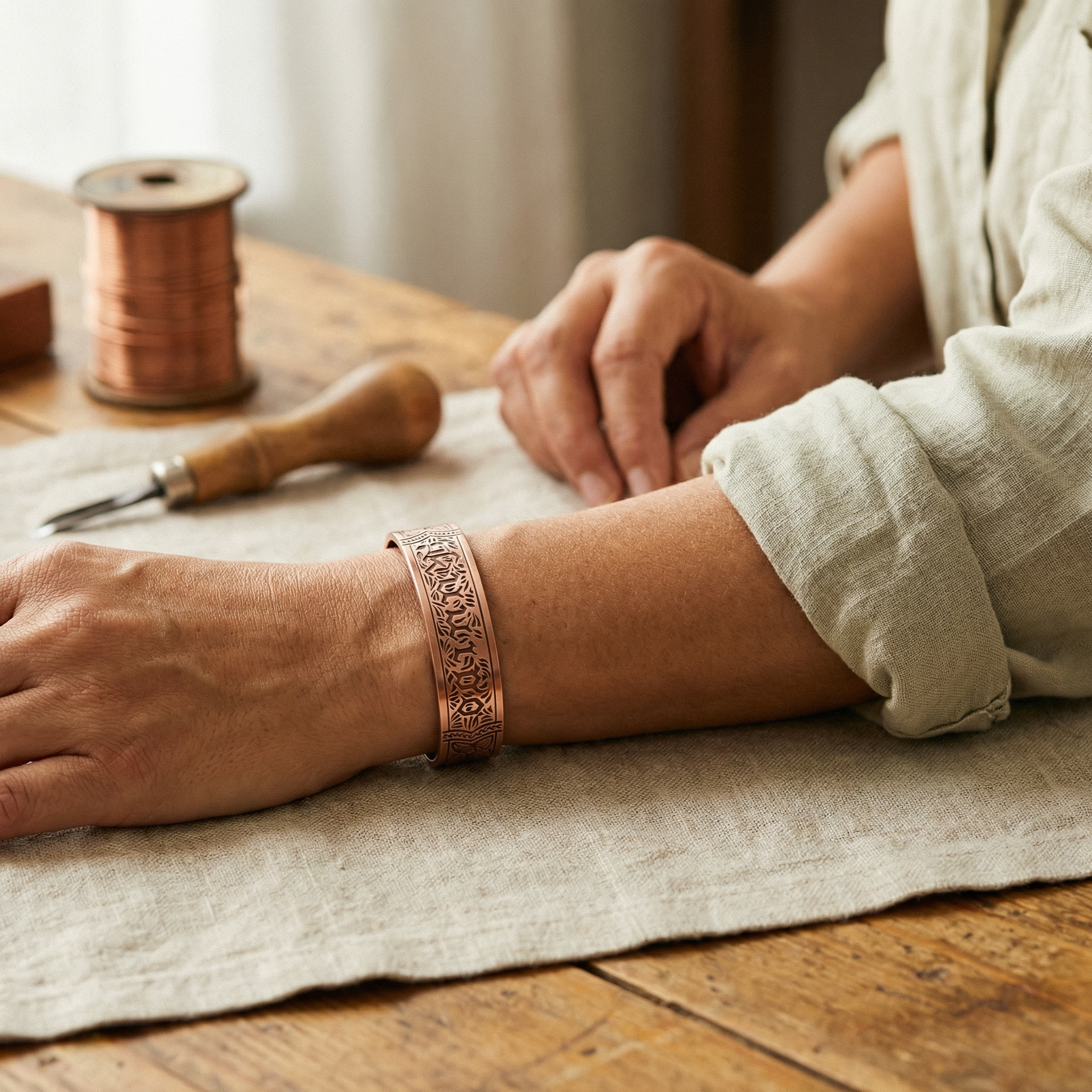 Drift Tide Copper Bracelet