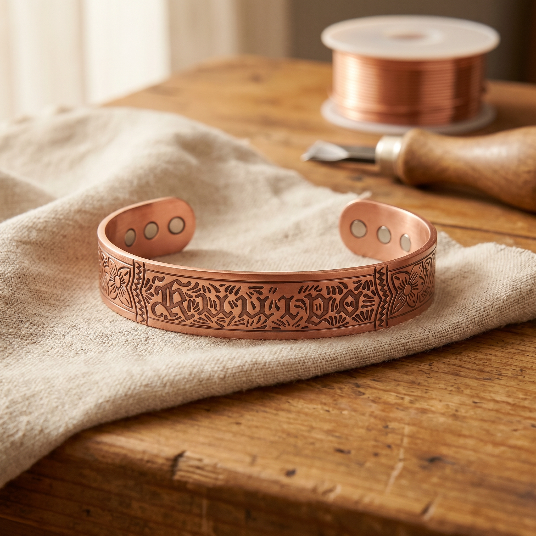 Drift Tide Copper Bracelet