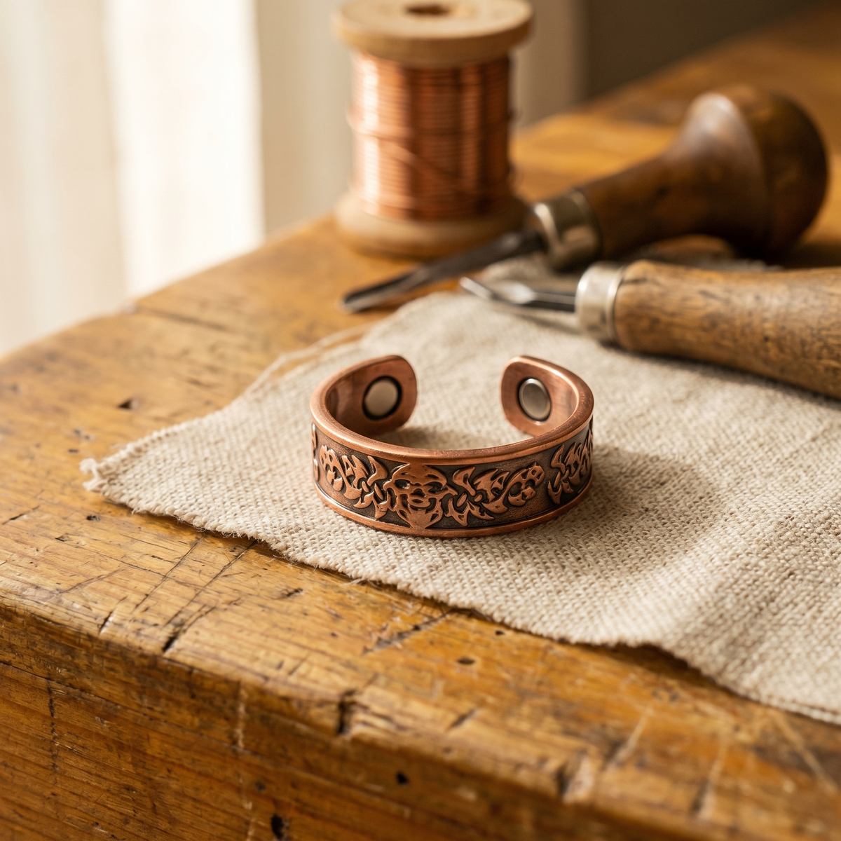 Clag Earth Copper Ring