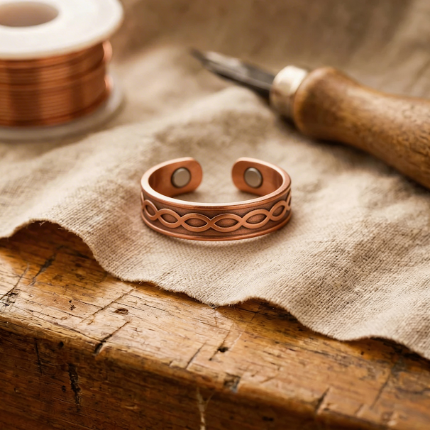 Char Dark Copper Ring