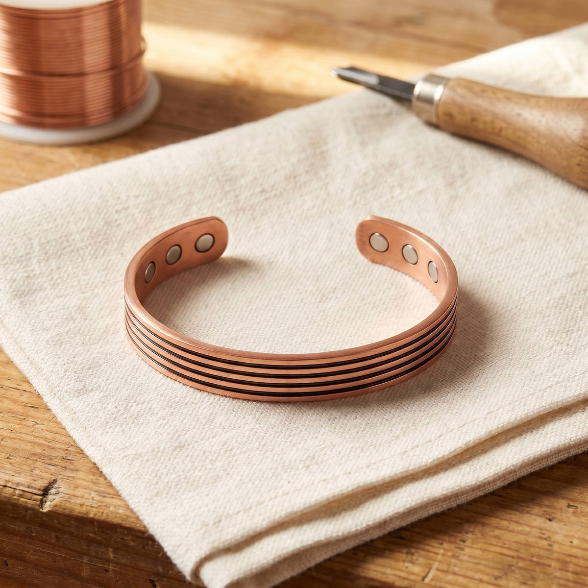 Sage Calm Copper Bracelet