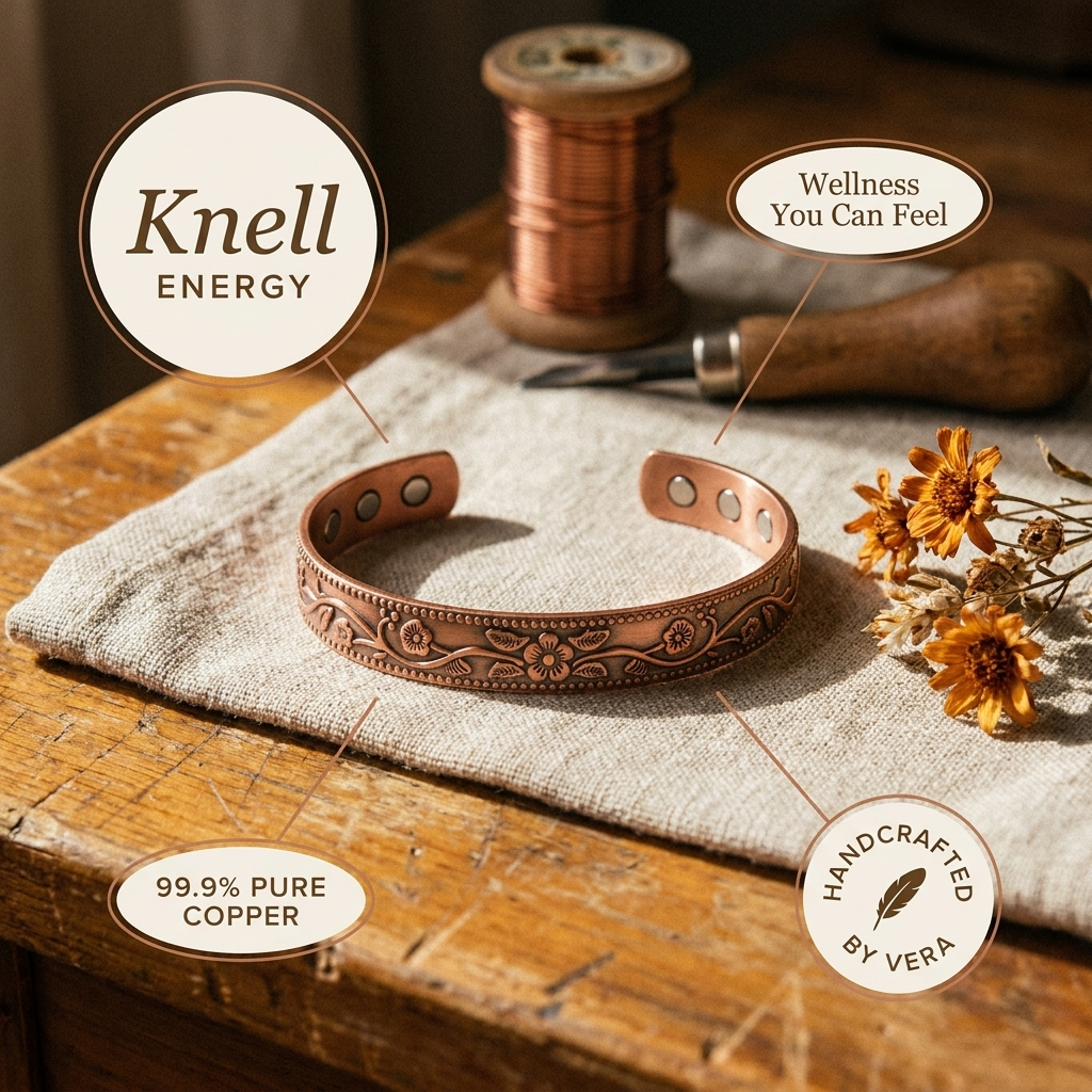 Knell Twist Copper Bracelet