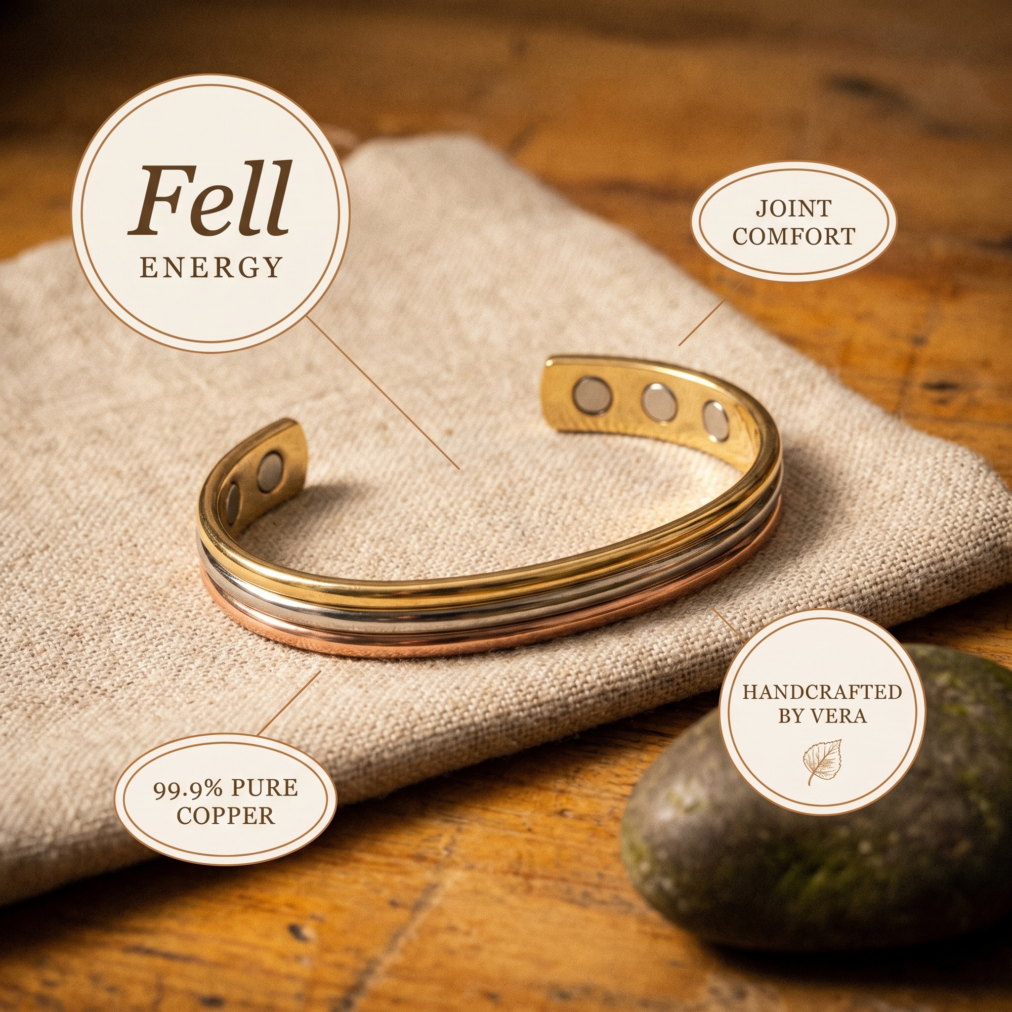 Fell Drift Copper Bracelet