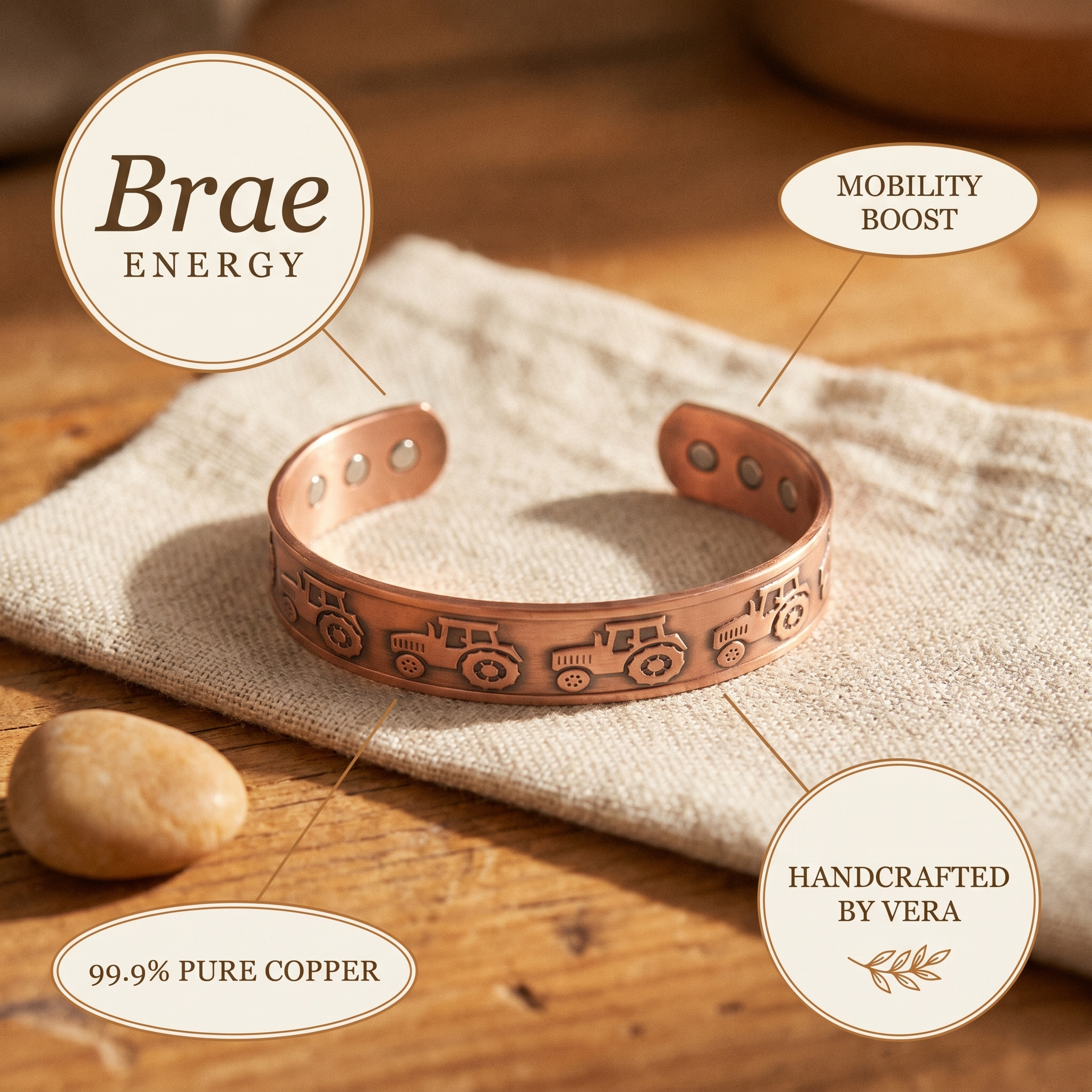 Brae Wander Copper Bracelet