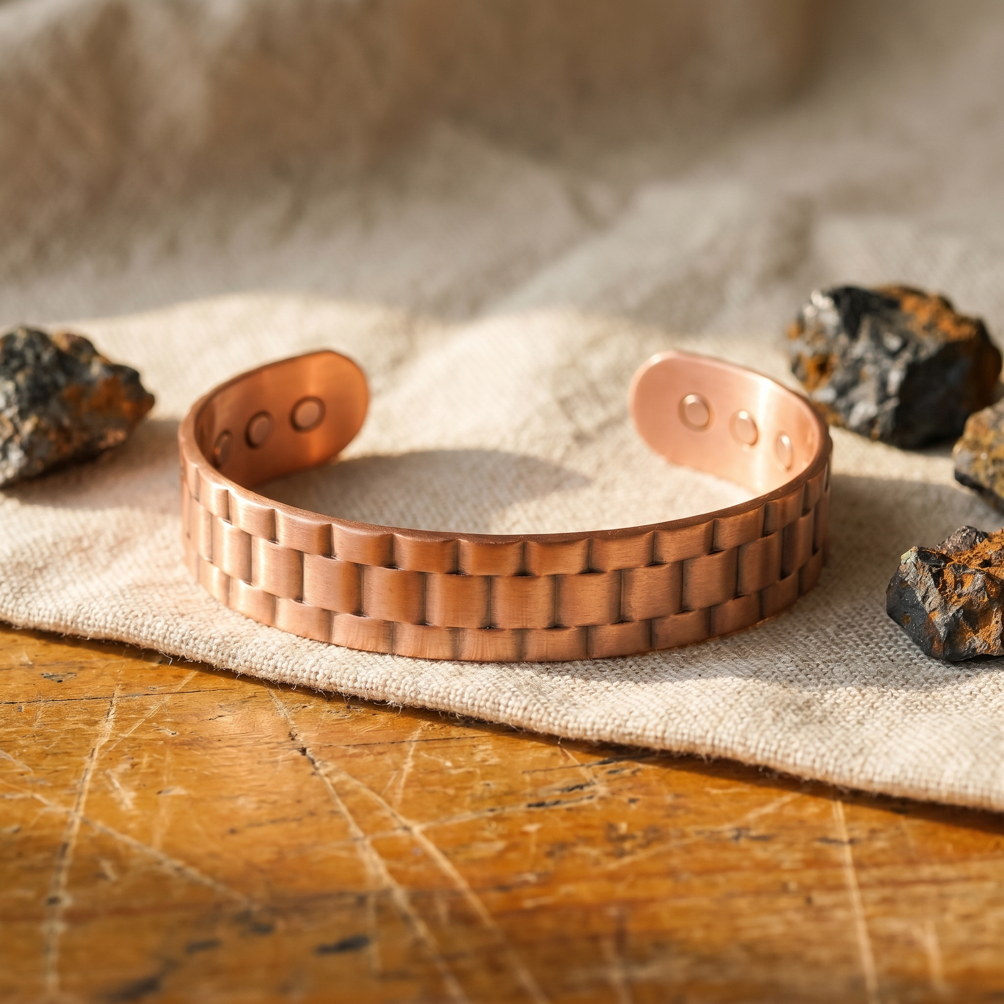 Ore Strike Men's Copper Bracelet