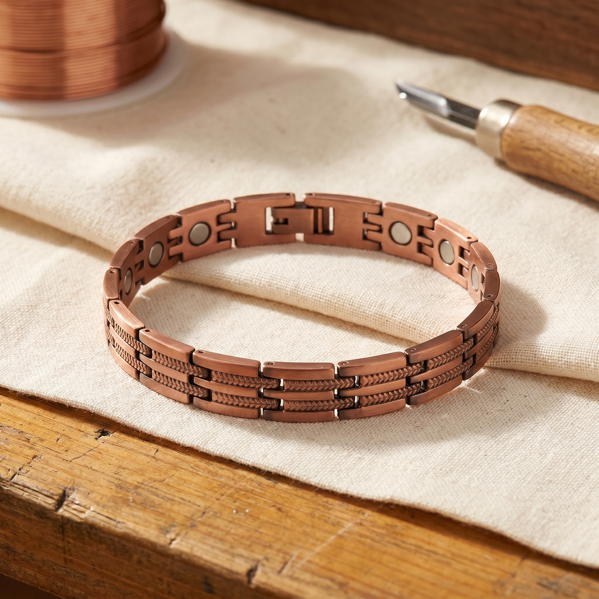 Pike Ridge Men's Copper Bracelet