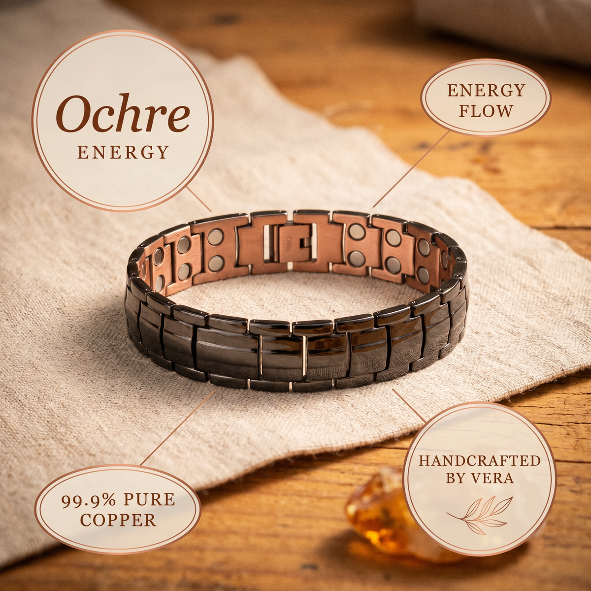 Ochre Forge Men's Copper Bracelet