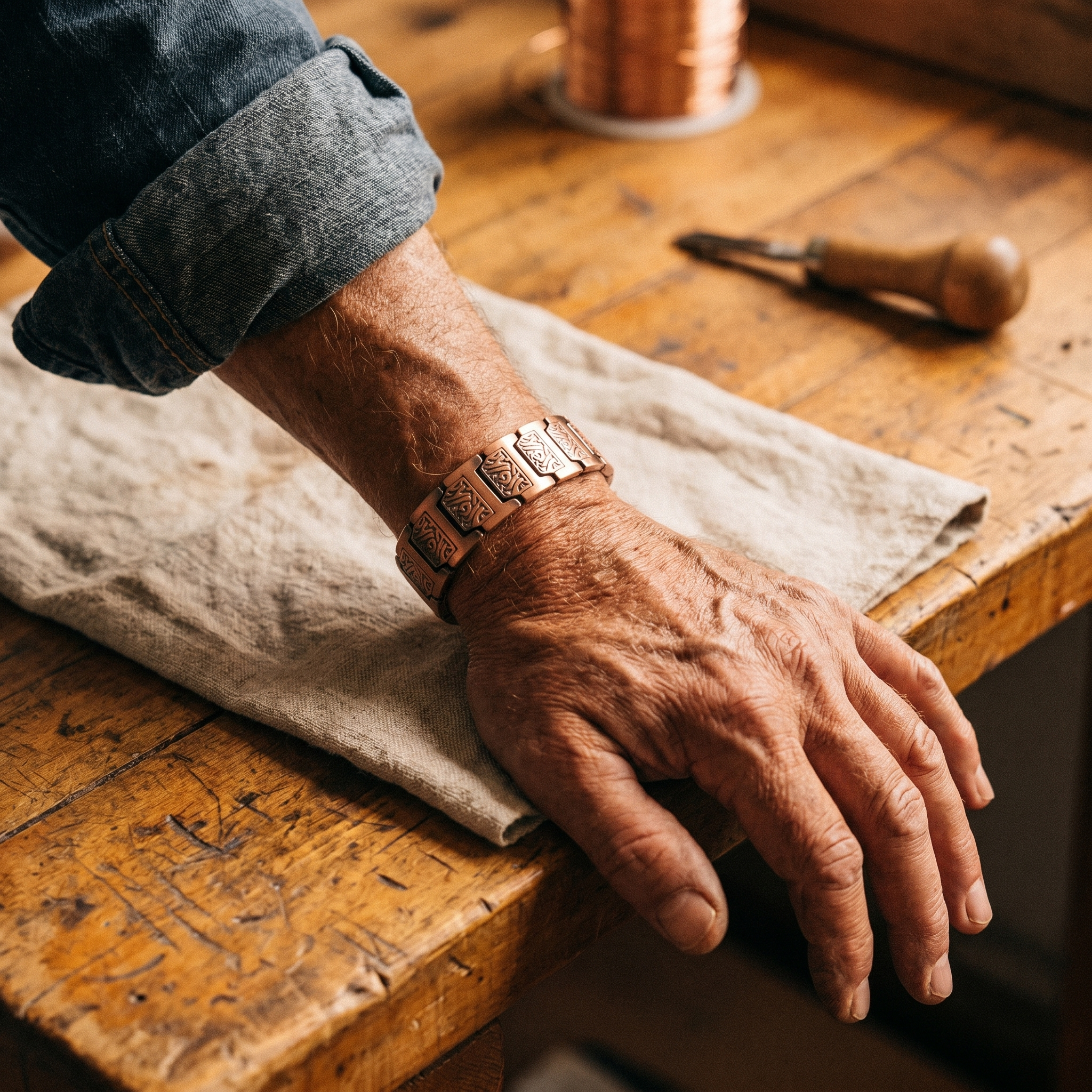 Glen Trail Men's Copper Bracelet