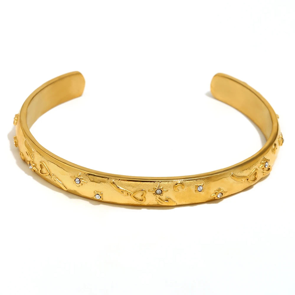 Tarot Card Cuff Bracelet Gold | Silver
