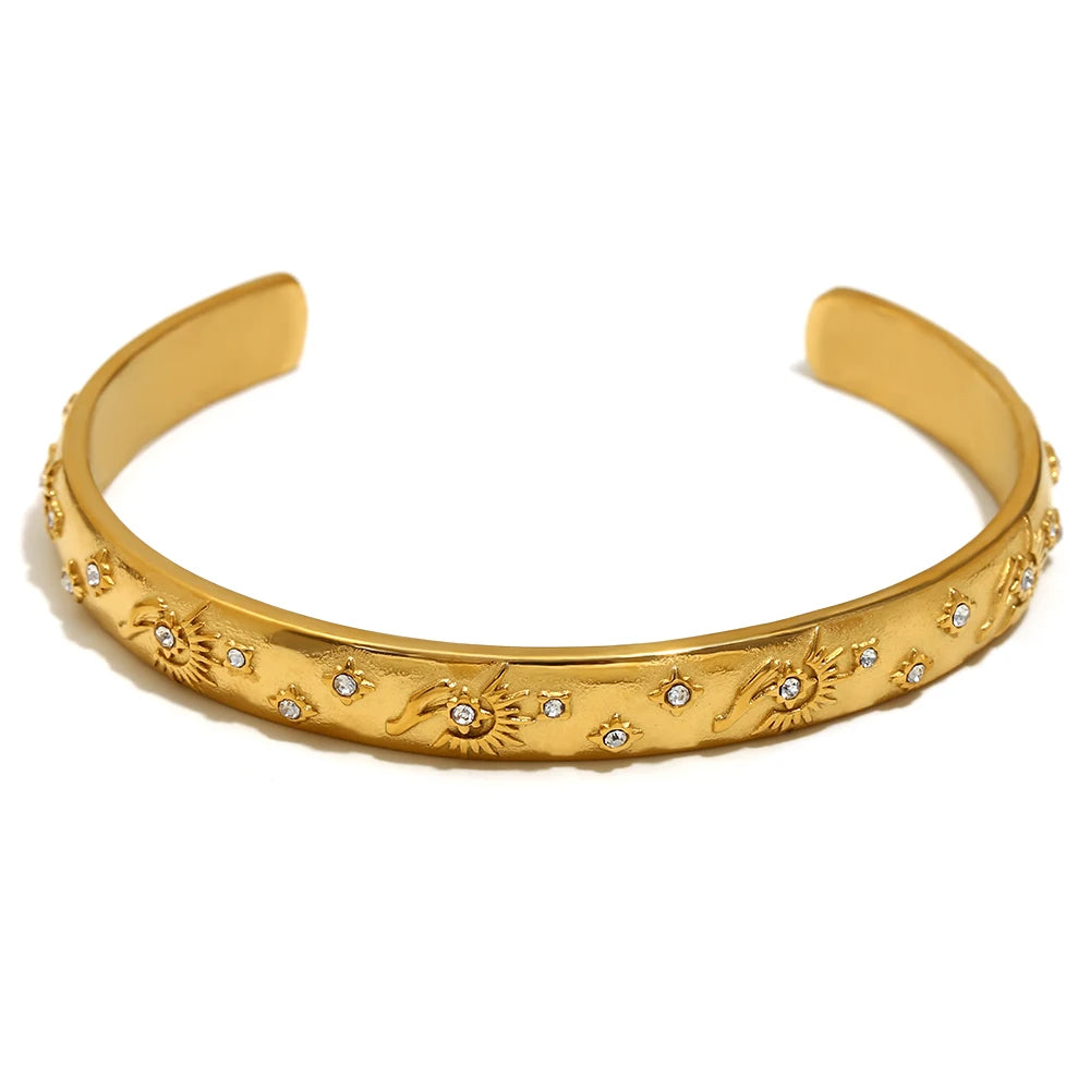 Tarot Card Cuff Bracelet Gold | Silver