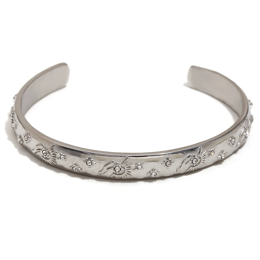 Tarot Card Cuff Bracelet Gold | Silver