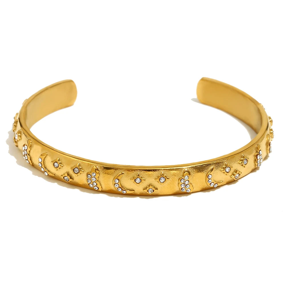 Tarot Card Cuff Bracelet Gold | Silver