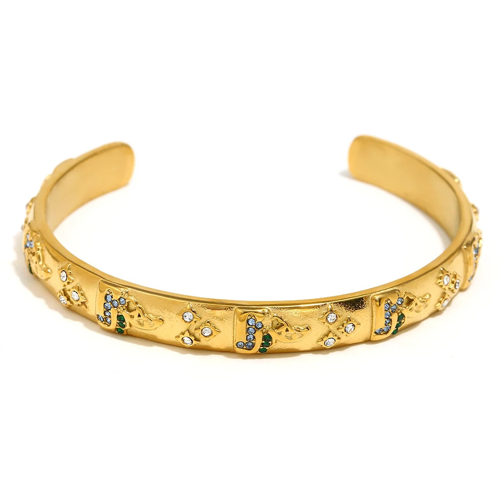 Tarot Card Cuff Bracelet Gold | Silver