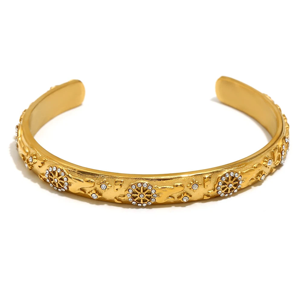 Tarot Card Cuff Bracelet Gold | Silver